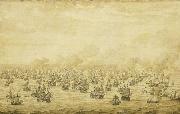 Willem van de Velde the Elder The First Battle of Schooneveld, 28 May 1673 USA oil painting artist